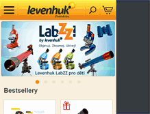 Tablet Screenshot of levenhuk.cz